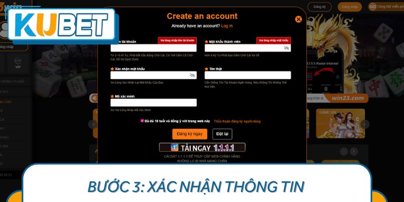 Hướng dẫn đăng ký tài khoản 23Win cực chi tiết thành công ngay 