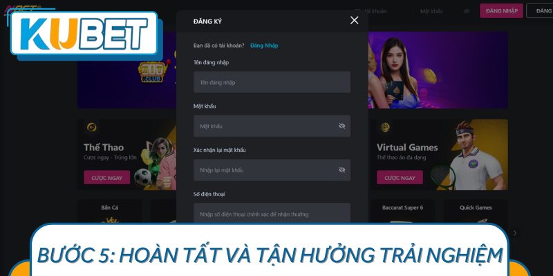 Quy trình đăng ký tài khoản NBET đơn giản chỉ trong 5 bước