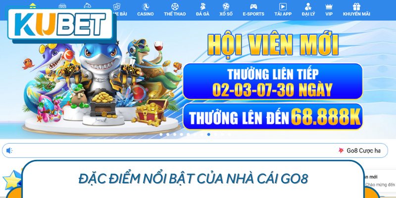 Đặc điểm nổi bật của Nhà Cái Go8